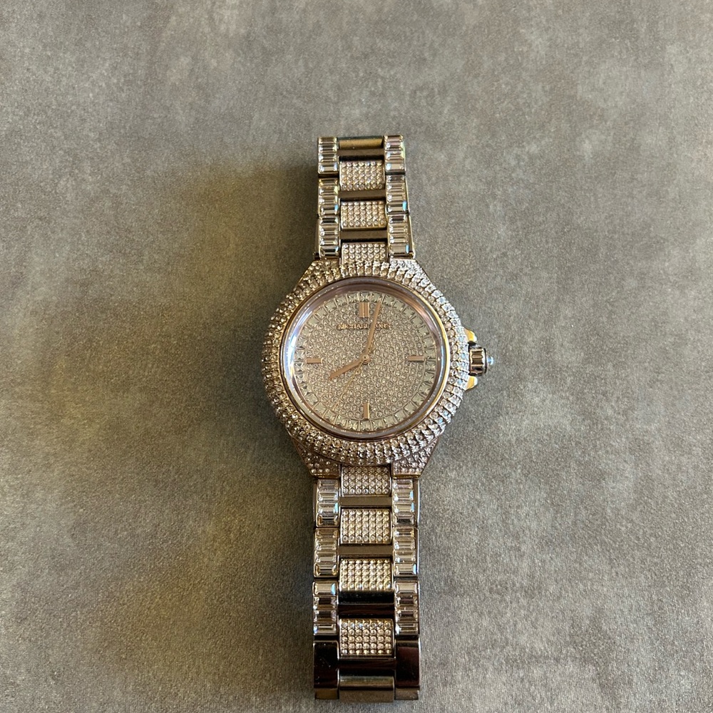 Michael Kors Gold Crystal Bracelet Watch MK 5862